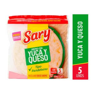 Arepas Sary Con Yuca Y Queso x5und x320g