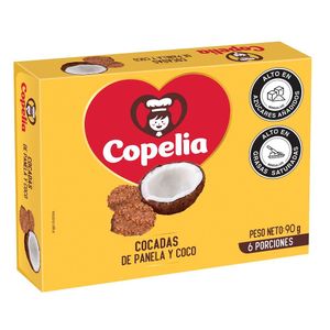 Cocada Copelia Panela y Coco x6 Und x90grs