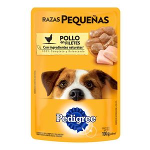 Alimento húmedo Pedigree perro raza pequeña sabor pollo x100g