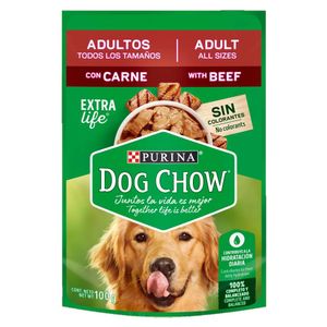 Alimento Para Perro Dog Chow Adultos Carne x 100g