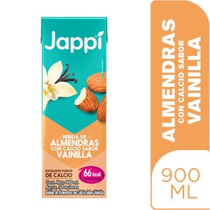 Bebida de almendras Jappi vainilla x900ml