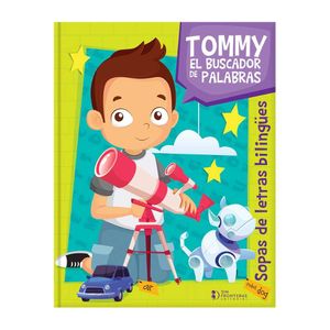 Libro Sopas de letras bilingüe con Tommy Sin Fronteras