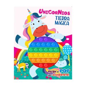 Libro Unicornios tierra mágica pop it Sin Fronteras