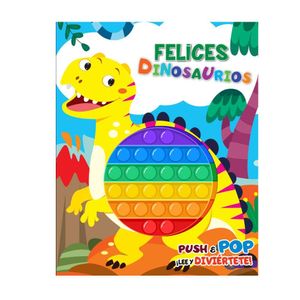 Libro Felices dinosaurios pop it Sin Fronteras