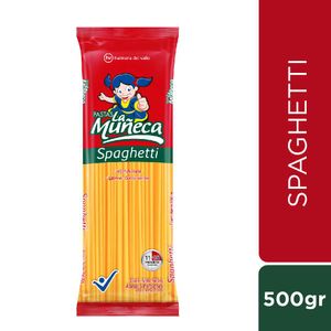 Pasta spaghetti Pastas La Muñeca x500g