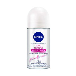 Desodorante Aclarante Nivea Tono Natural Efecto Satín Roll on x50ml