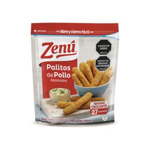 Palitos Zenú pollo apanado x27und x330g