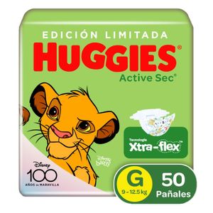 Pañales Huggies Active Sec 3/G Disney x50und