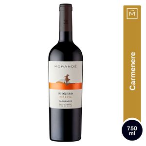 Vino tinto Morandé Pionero carmenere x750ml