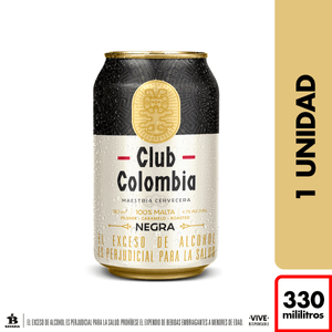 Cerveza Club Colombia Negra lata x330ml