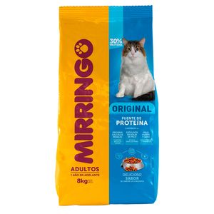 Alimento para gatos Mirringo original adultos x8kg