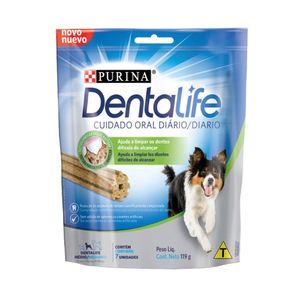 Snack oral Dentalife para perro raza mediana y grande x119g