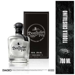 Tequila añejo Don Julio 70 cristalino x700ml