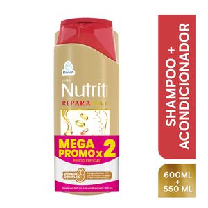 Shampoo Nutrit reparmax x 600ml + acond x 550ml