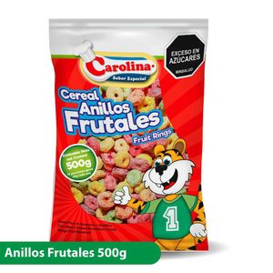 Cereal Carolina anillos frutales x500g