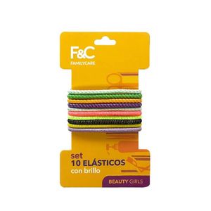 Elásticos Familycare set brillo x10und