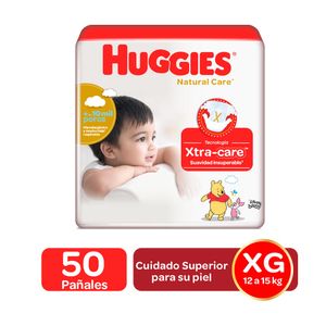 Pañales Huggies Natural Care 3/XG 50und