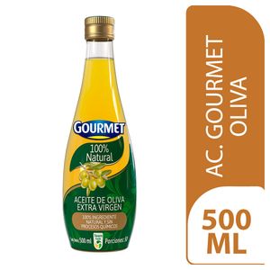 Aceite Gourmet oliva extra virgen frasco x500ml