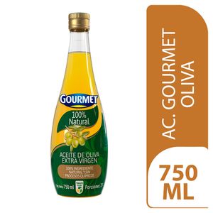Aceite Gourmet oliva extra virgen frasco x750ml