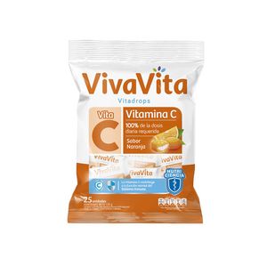 Caramelo Vivavita vita c naranja x25und x5g c/u