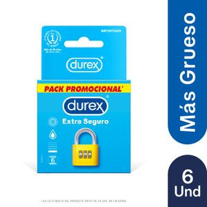 Condones Durex extra seguro 2 cajas x3und c-u