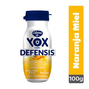 Alimento lácteo Yox Defensis naranja miel x100g