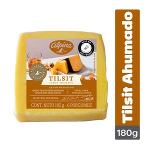 Queso Alpina Tilsit ahumado cuna x 180 g