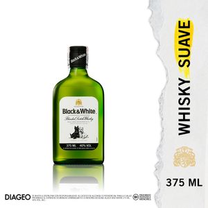 Whisky Black & White 8 años x375ml