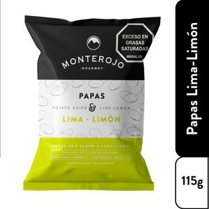 Papas Monterojo lima limón sin gluten x 115 g