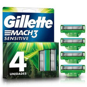 Repuestos para afeitar Gillette Mach3 Sensitive x4und