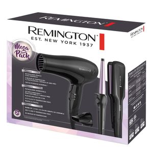 Tricombo Remington plancha alisadora + secador + rizadora S5520-D3015