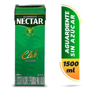 Aguardiente Nectar Club tetra pack x 1500 ml