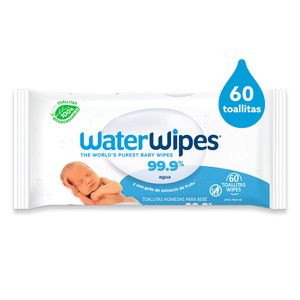 Toallas húmedas Waterwipes biodegradables x60und