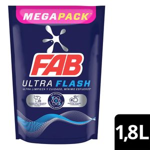 Detergente Fab Ultra Flash Líquido 1.8lt