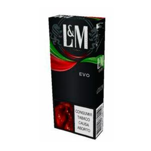 Cigarrillo L&M evo verde rojo cajetilla x10und