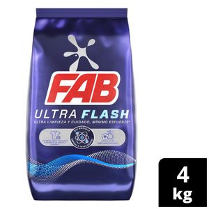 Detergente en polvo Fab ultra x4kg