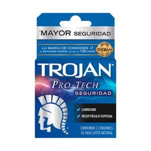 Condones Trojan pro-tech x3und