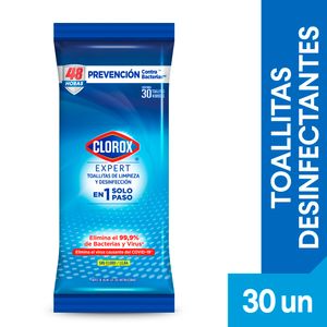 Toallitas Desinfectantes Clorox Expert Fresco Flowpack x30und