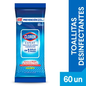 Toallitas Desinfectantes Clorox Expert Fresco Flowpack x60und