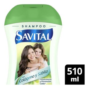 Shampoo Savital colágeno y sábila x510ml