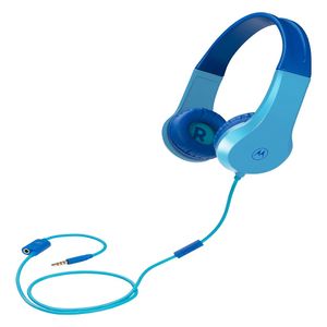 Audífonos Diadema Motorola JR200 Alámbricos Azul