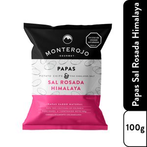 Papas Monterojo sal rosada himalaya x100g