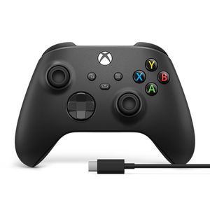 Control Xbox Inalámbrico Negro + Cable USB-C