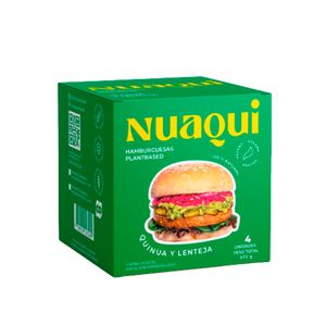 Hamburgesa Nuaqui quinua lenteja x4und x472g