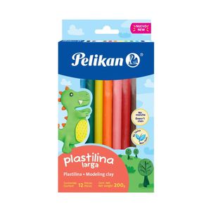 Plastilina colores surtidos x12und Pelikan