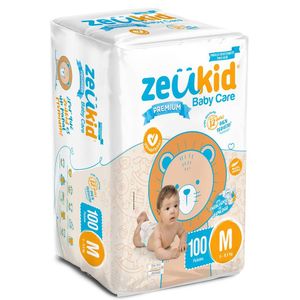 Pañales Zeukid Premium Etapa 2/M x100und