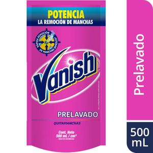 Quitamanchas Vanish Prelavado Repuesto 500 ml