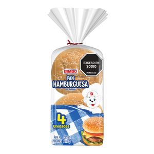 Pan Hamburguesa Bimbo 4 Und x 210g