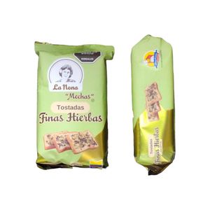 Tostadas La Nona finas hierbas x90g