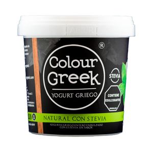 Yogurt Colour Greek griego natural stevia x1000g